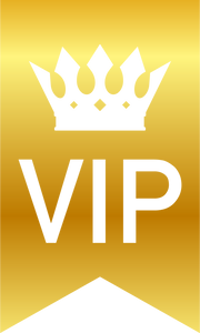 Gold VIP club label